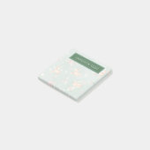 Cute Waterverf Deer Patroon Post-it® Notes (Schuin)