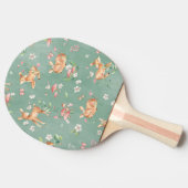 Cute Waterverf Deer Patroon Tafeltennisbatje (Zijkant)
