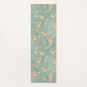 Cute Waterverf Deer Patroon Yogamat (Voorkant)