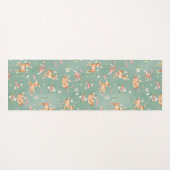 Cute Waterverf Deer Patroon Yogamat (Voorkant (horizontaal))