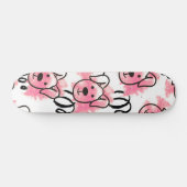 Cute Waterverf Dog Pattern Persoonlijk Skateboard (Horizontaal)