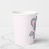 Cute waterverf Elephant baby Papieren Bekers (Rechts)