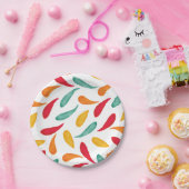 Cute Waterverf Fiesta Paper Borden Papieren Bordje (Feest)