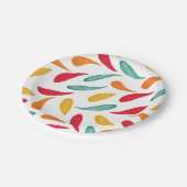 Cute Waterverf Fiesta Paper Borden Papieren Bordje (Gekanteld)