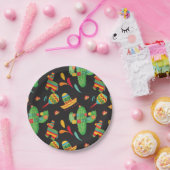 Cute Waterverf Fiesta Paper Borden Papieren Bordje (Feest)