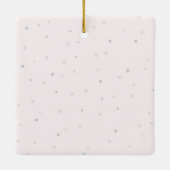 Cute Waterverf fiets Keramisch Ornament (Achterkant)