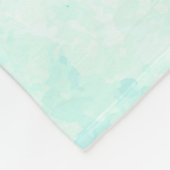 Cute Waterverf Fleece Deken (Hoek)