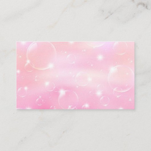 Cute Waterverf Floral Pet Dog Grooming Service Visitekaartje (Achterkant)