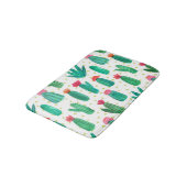 Cute Waterverf Flowering Cactus Pattern Badmat (Gekanteld)