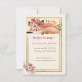 Cute waterverf fox baby kaart (Voorkant)