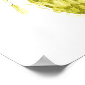 Cute Waterverf Fox die Afbeeldingen gebruikt Poster (Hoek)