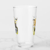 Cute Waterverf Fox die Afbeeldingen inneemt Glas (Rechts)