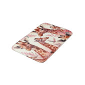Cute Waterverf Giraffe Badmat (Gekanteld)