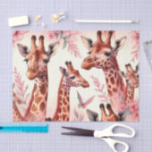 Cute Waterverf Giraffe Tissuepapier (Craft)