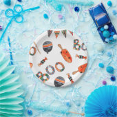 Cute Waterverf Halloween Party Papieren Bordje (Feest)