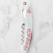 Cute Waterverf Heart Kurkentrekker (Voorkant)