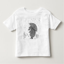 Cute Waterverf Hedegel Rainy Day Whimsical Kinder Shirts