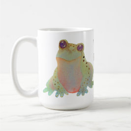 Cute Waterverf I Love Frogs Koffiemok