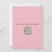 Cute Waterverf Ice Cream Cone Birthday QR Code Kaart (Achterkant)