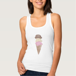 Cute waterverf ice Top voor de zomer