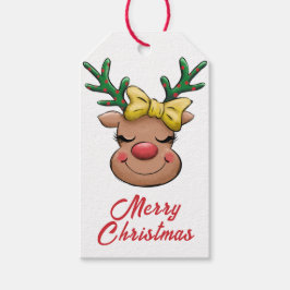 Cute Waterverf kerstcadeautjes Labels voor kerstca Cadeaulabel