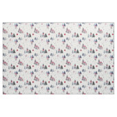 Cute Waterverf Kerstfeestdag Penguin Pattern Stof (Fat Quarter)