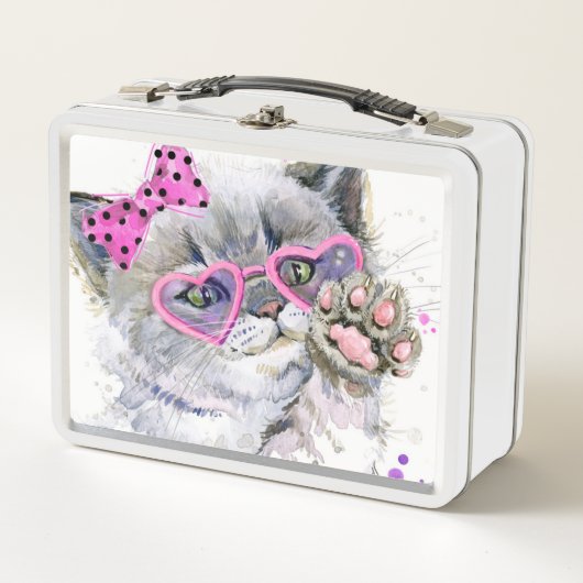 Cute Waterverf Kitten (Voorkant)