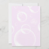 Cute Waterverf Koala Pink Baby shower Invite Kaart (Achterkant)