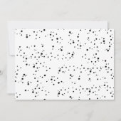 Cute Waterverf Ladybug 1st Birthday Bedankkaart (Achterkant)