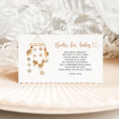 Cute waterverf lamaboeken voor baby ticket informatiekaartje