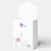 Cute Waterverf Llama met het thema Baby shower Bedankdoosjes (Geopend)