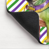 CUTE WATERVERF MARDI GRAS PUG DOG MUISMAT (Hoek)