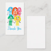 Cute waterverf meiden grappig plezier notitiekaartje (Voorkant / Achterkant)