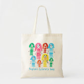 Cute waterverf meiden grappig plezier tote bag (Voorkant)
