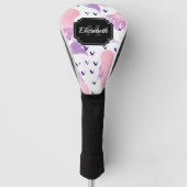 Cute Waterverf Mermaid Golfheadcover (Voorkant)