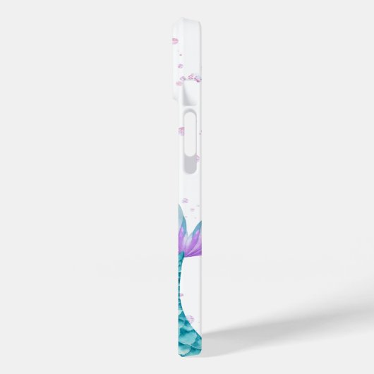 Cute Waterverf Mermaid Monogrammed Case-Mate iPhone Case (Achterkant / Links)