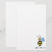 Cute Waterverf met Happy Smile Briefpapier (Voorkant / Achterkant)