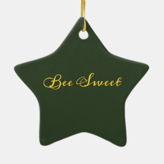 Cute Waterverf met Happy Smile Keramisch Ornament (Achterkant)