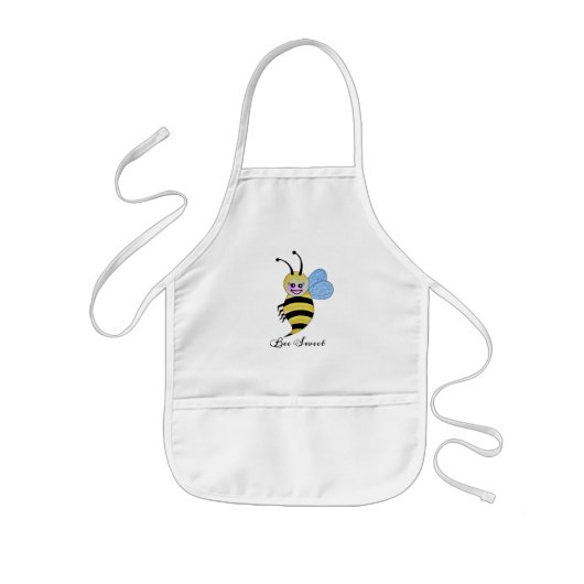 Cute Waterverf met Happy Smile Kinder Schort (Voorkant)