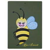 Cute Waterverf met Happy Smile Klembord (Achterkant)