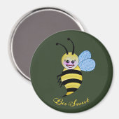 Cute Waterverf met Happy Smile Magneet (Voorkant / Achterkant)