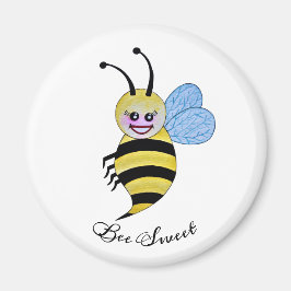 Cute Waterverf met Happy Smile Magneet