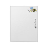 Cute Waterverf met Happy Smile Notitieblok (Linkerzijde)