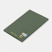 Cute Waterverf met Happy Smile Post-it® Notes (Schuin)