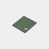 Cute Waterverf met Happy Smile Post-it® Notes (Schuin)