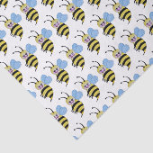 Cute Waterverf met Happy Smile Tissuepapier (Detail)