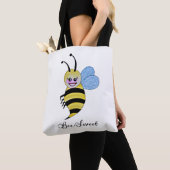 Cute Waterverf met Happy Smile Tote Bag (Dichtbij)