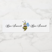 Cute Waterverf met Happy Smile Waterfles Etiket (Enkel label)