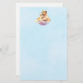 Cute Waterverf Moeder Lons & Cub Briefpapier (Voorkant / Achterkant)