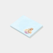 Cute Waterverf Moeder Lons & Cub Post-it® Notes (Schuin)